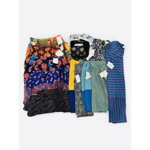 LuLaRoe Clothing Bulk LOT 15 Pc Skirts, Dress, Shirt, Cover Up New/Used Resale